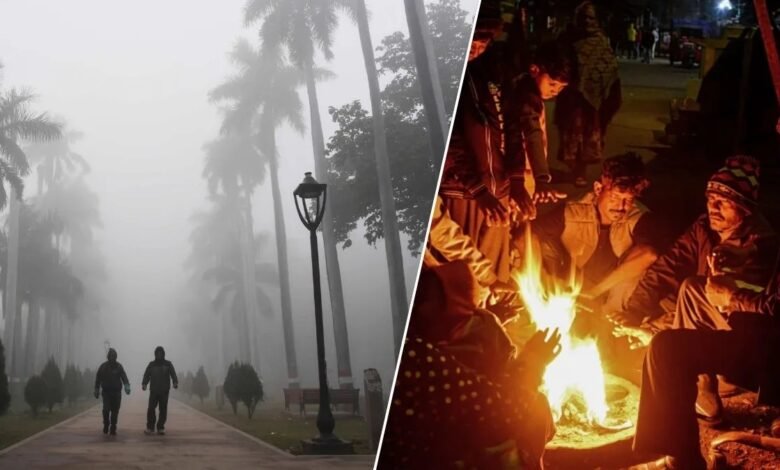 New Year 2026 weather, Mumbai rain, Delhi cold wave, IMD update, dense fog warning, Rajasthan cold wave, Jharkhand temperature drop, Guwahati school holiday, winter alert India, visibility low, temperature fall, winter rainfall