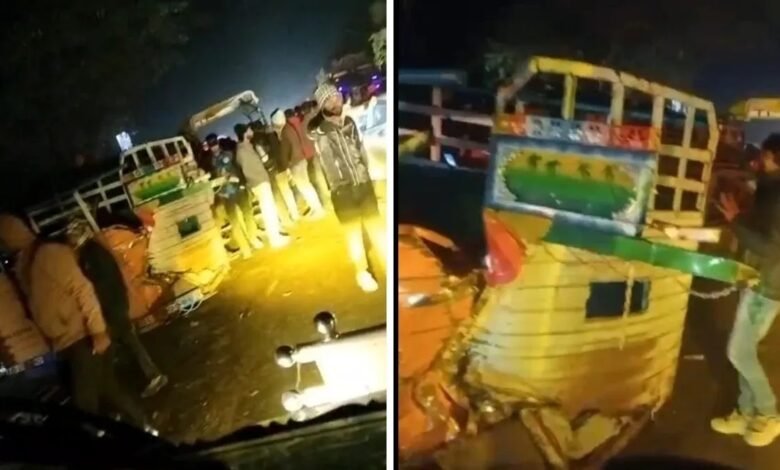 दर्दनाक हादसा: ट्रैक्टर-ट्रॉली और पिकअप की भिड़ंत, 5 श्रद्धालुओं की मौत 1 Road Accident, Bhopal Accident, Tractor Trolley Collision, Pickup Van Crash, Makar Sankranti Tragedy, Pilgrims Accident, Berasia Accident, Madhya Pradesh News, Five Killed,