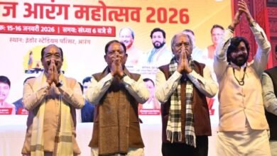 Moradhvaj Arang Festival 2026, Vishnu Dev Sai, Arang Tehsil, Samoda Tehsil, Cultural Festival Chhattisgarh, Raipur News, Sand Artist Hemchand Sahu, State Government Announcements, Chhattisgarh Heritage, I