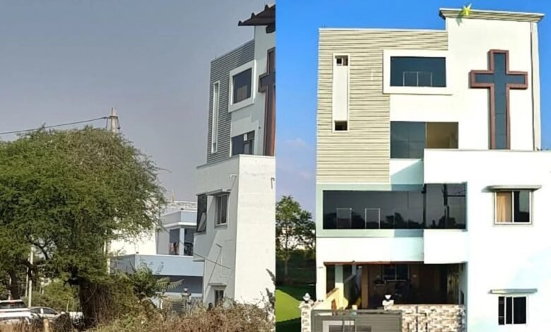 Rajnandgaon News, Conversion Case, Changai Sabha, Missionary Network, Private College Principal, Church Style House, Religious Conversion, Hindu Organizations Protest, Police Investigation, Chhattisgarh News, Paneka Village,