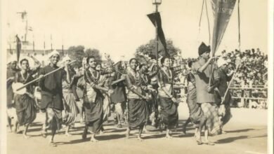 First Republic Day of India, Republic Day History, 26 January 1950, Major Dhyan Chand Stadium Parade, First Republic Day Parade, Indian Constitution लागू, Dr Rajendra Prasad First President, 31 Gun Salute, Republic Day Celebration Delhi, Indian Army Navy Air Force Parade, Irwin Amphitheatre, Republic Day Facts, History of Republic Day India,