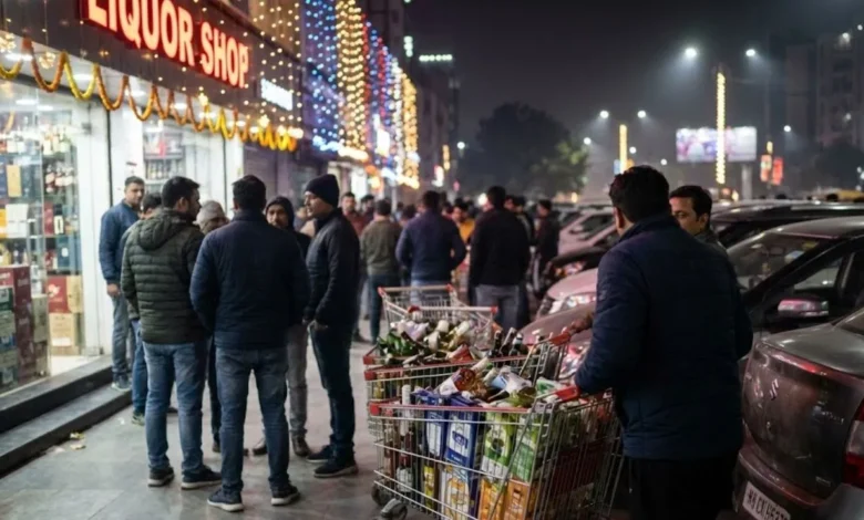 नए साल के जश्न में नोएडा ने तोड़े शराब बिक्री के सारे रिकॉर्ड 1 जश्न