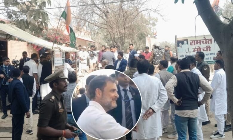 राहुल गांधी ने सुल्तानपुर में मोची रामचेत के परिवार से की मुलाकात 1 IMG 9313