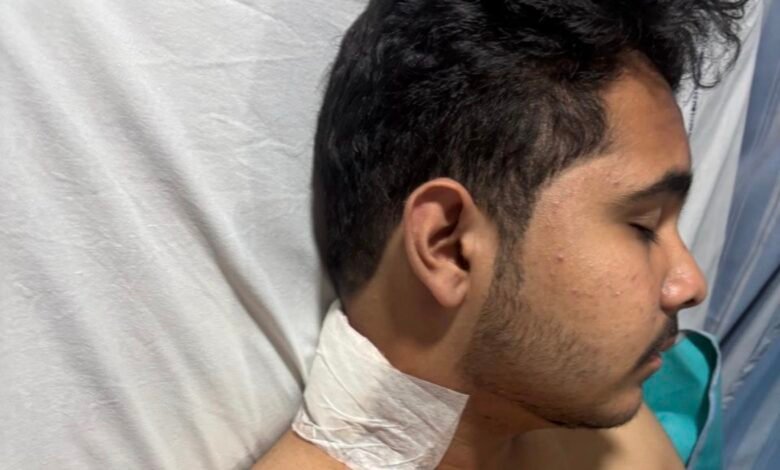 बिलासपुर में कांग्रेस के वरिष्ठ नेता त्रिलोक श्रीवास के बेटे पर जानलेवा हमला 1 IMG 9322