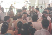 रहंगी में सीएम कार्यक्रम से पहले हंगामा, कार्यकर्ताओं और सुरक्षाकर्मियों में बहस 25 IMG 9587