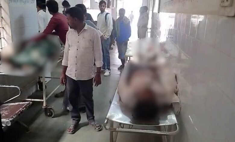 Pickup truck-motorcycle collision