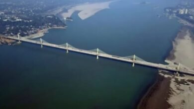 PM Narendra Modi, Kumar Bhaskar Varma Setu, Brahmaputra River Bridge, Guwahati, North Guwahati, Six Lane Bridge, Extradosed PSC Bridge, Assam Infrastructure, Connectivity Corridor, Travel Time Reduction, Sarai Ghat Bridge, Ferry Service, Traffic Decongestion, North East India Development, Modern Engineering, High Speed Connectivity, All Weather Bridge,