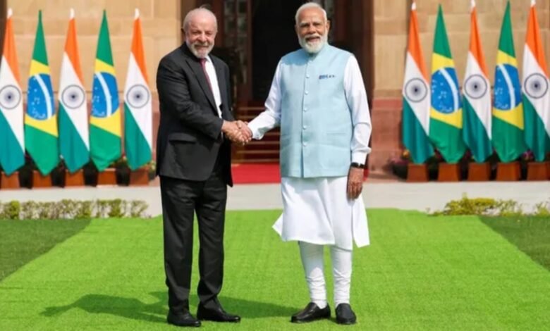 Luiz Inácio Lula da Silva India visit, Brazil President in India, India Brazil relations, India Brazil Economic Forum, Narendra Modi Brazil visit, Palácio da Alvorada Brasilia, Asa Branca song, India Brazil trade target 30 billion, CDSCO ANVISA MoU, India AI Impact Summit, India Brazil strategic partnership,
