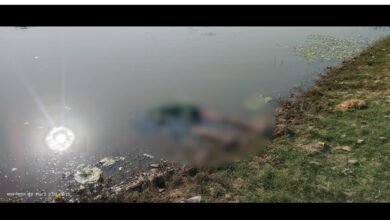Dead body found in pond