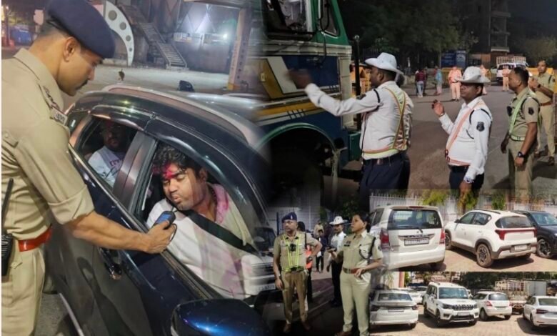 रायपुर में होली से पहले सख्ती: 130 नशे में वाहन चलाने वाले चालकों पर कार्रवाई 1 IMG 9658
