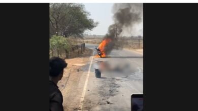 Set himself on fire