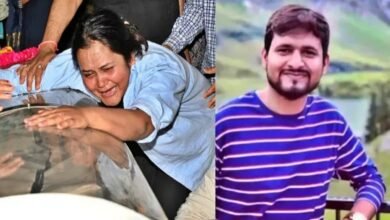 Pahalgam attack anniversary, Aishanya Dwivedi, Shubham Dwivedi, terror attack victims India, Narendra Modi statement, Yogi Adityanath meeting, Kashmir terrorism, Operation Sindoor, anti terrorism stance India, Pakistan terrorism allegations, victim family reaction, national honor demand victims, Kanpur victim story, emotional survivor story,