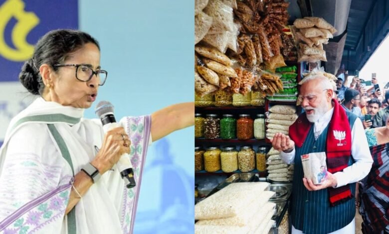 mamata banerjee and pm modi