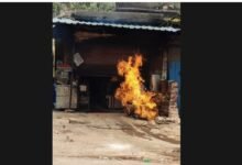 Cylinder fire