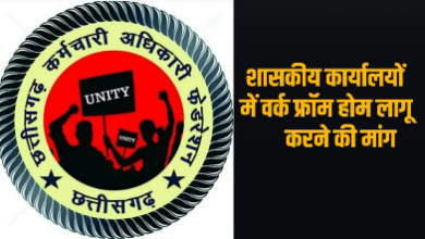 छत्तीसगढ़ कर्मचारी-अधिकारी फेडरेशन ने घर से काम करने की व्यवस्था लागू करने की मांग की 2 IMG 3039