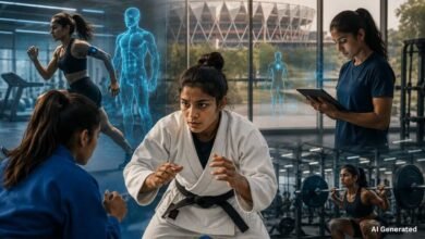 AI से तैयार हो रहे एथलीट 2030 कॉमनवेल्थ गेम्स के लिए अहमदाबाद 26 ai training