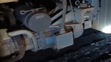 Korba, Kusmunda, Goods Train, Engine Derail, Railway Accident, SECL, KAMKA Siding, Coal Loading, Track Restoration, ATR Team, Rail Rescue Operation, Chhattisgarh News, Train Engine Off Track, Railway Officials, Coal Transport, Rail Traffic, Kusmunda Silo, Korba Railway, Rail Safety,