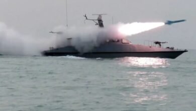 : US Iran Conflict, Iran Missile Attack, CENTCOM Strike, Strait of Hormuz, IRGC Boats, Bandar Abbas Attack, US Airstrike, Iran News, Middle East Tension, Ceasefire Violation, American Navy, IRGC Missile Launcher, Breaking International News, Gulf Tension,