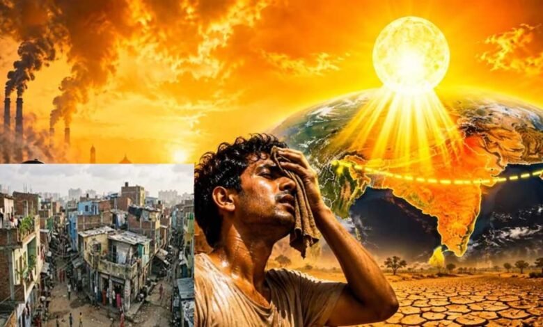 Delhi Heatwave, Heat Stress Delhi, LST Report, Urban Heat Island Effect, Delhi Weather, Extreme Heat Delhi, CSE Report, Land Surface Temperature, Delhi Summer, Climate Change India, Delhi Temperature, Heatwave Alert, Green Cover Delhi, Environmental Report, Delhi News, Urban Warming, Mustafabad, Rohini, Civil Lines Delhi,