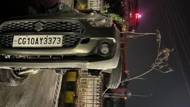 कार पलटी